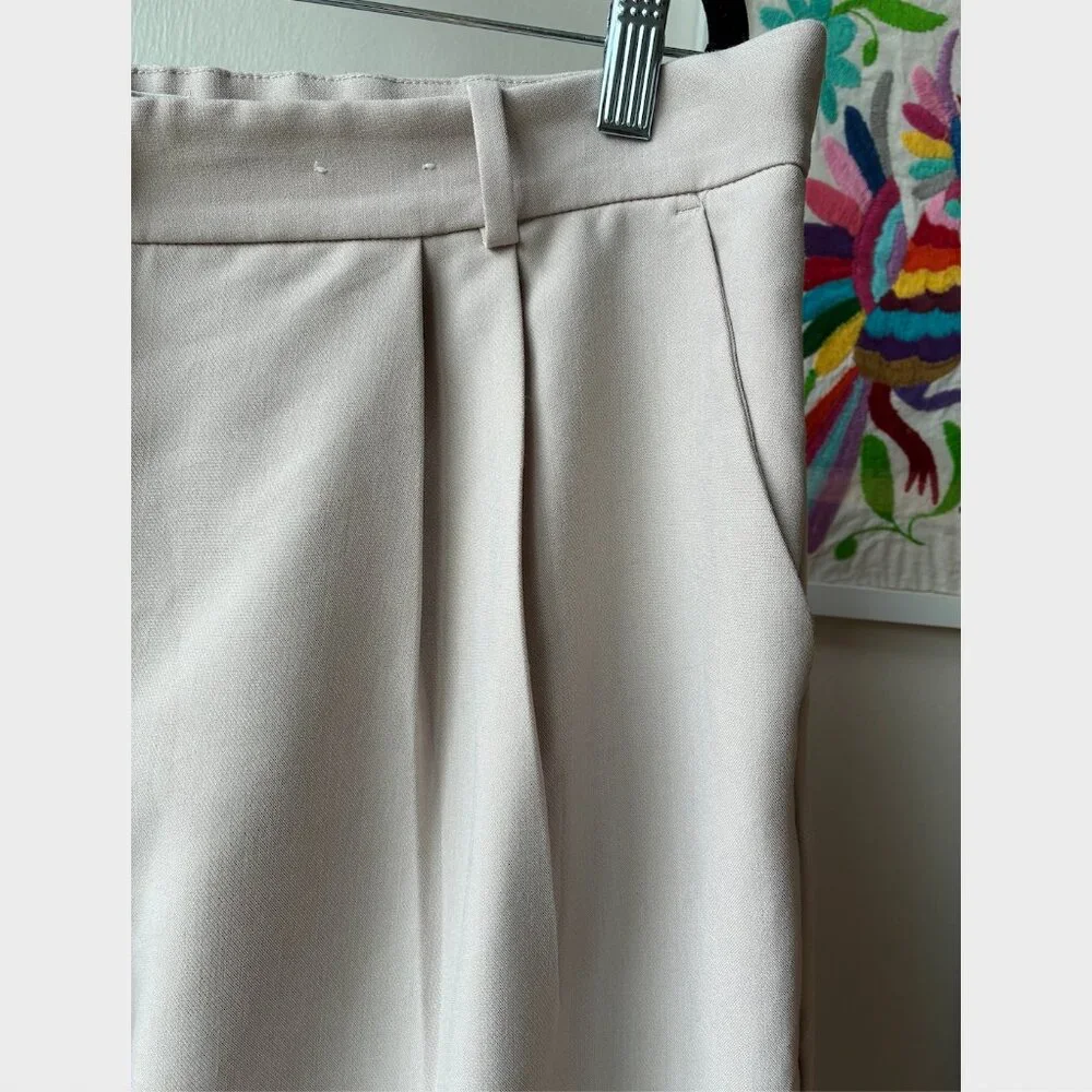 Abercrombie & Fitch Cream Sloan Curve Love Pants - Size 33/16 - Picture 5 of 11